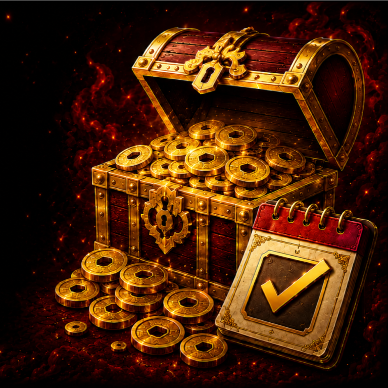Loyalty tier badge representing free coin rebate rewards